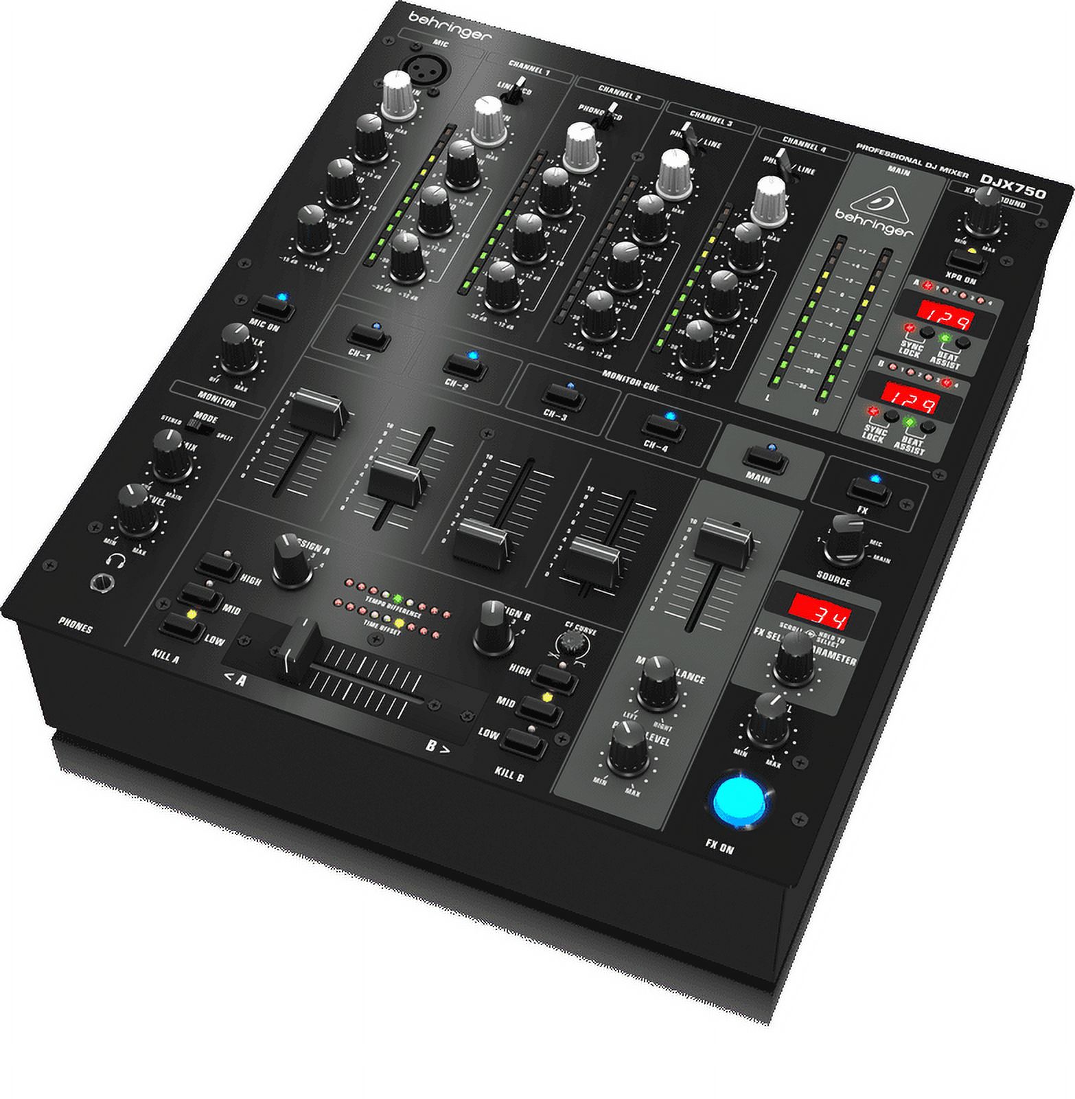 Behringer DJX750 Professional 5-Channel DJ Mixer w/ Advanced
