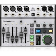 خلاط Behringer الرقمي مع 8 - قناة واجهة صوت USB تحكم عن بعد بلوتوث / تدفق متوافق مع FLOW 8