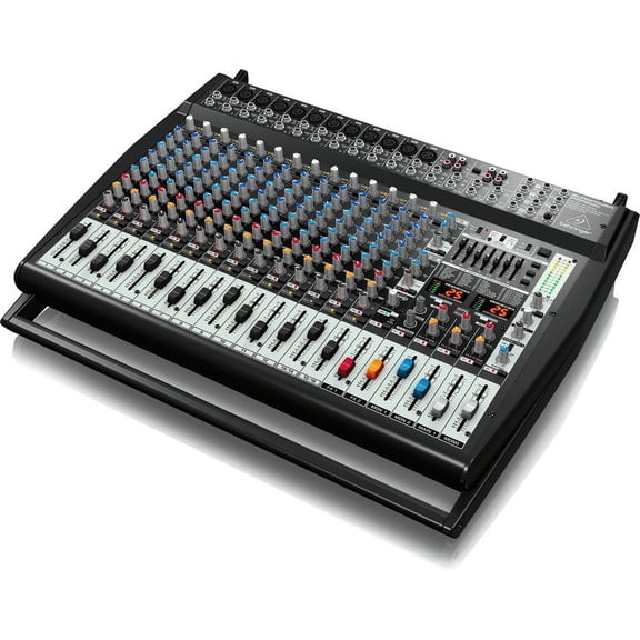 Behringer EUROPOWER PMP6000 1600-Watt 20-Channel Powered Mixer w/ Dual Multi-FX Processor & FBQ Feedback Detection System