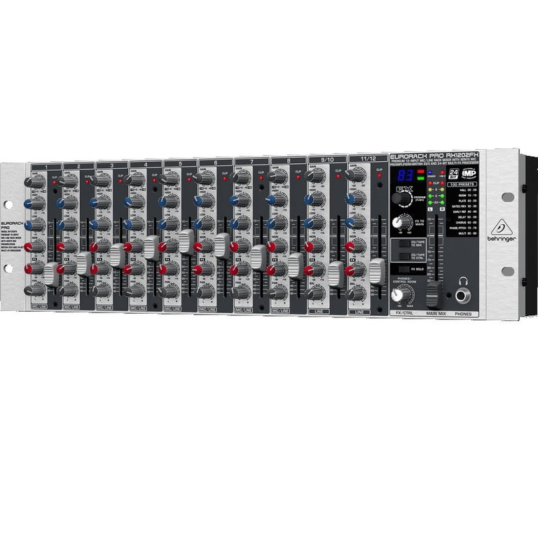 Behringer, EURORACK PRO RX1202FX Premium 12-Input Mic Line Rack