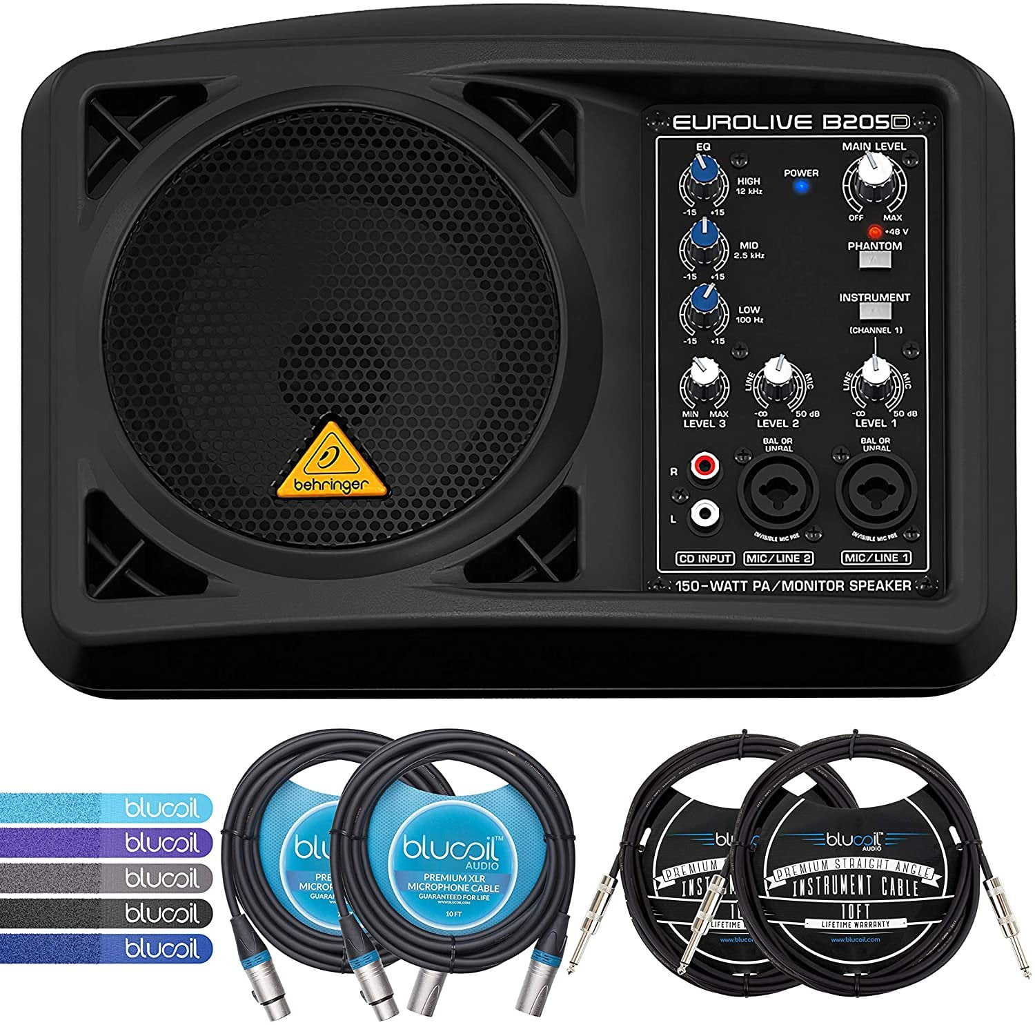 Behringer Eurolive B205D 150W Active Speaker for Home Recording