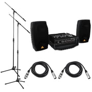 Behringer Europort PPA200 200-Watt 5-Channel Portable PA System with Wireless Microphone Option, KLARK TEKNIK