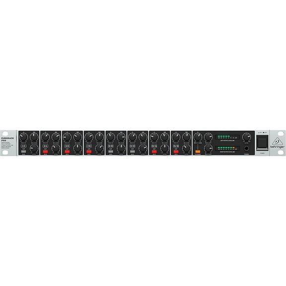 Behringer Eurorack Pro RX1602 V2 Multi-Purpose 16-Input Rackmountable Ultra-Low Noise Line Mixer