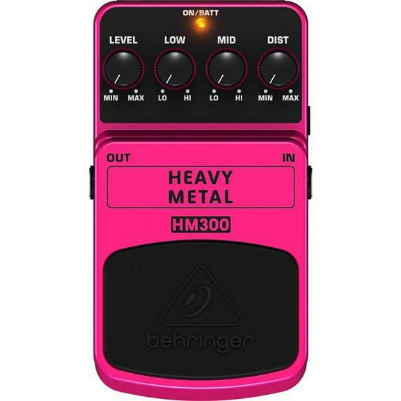 Behringer HM300 Heavy Metal Distortion Effects Pedal