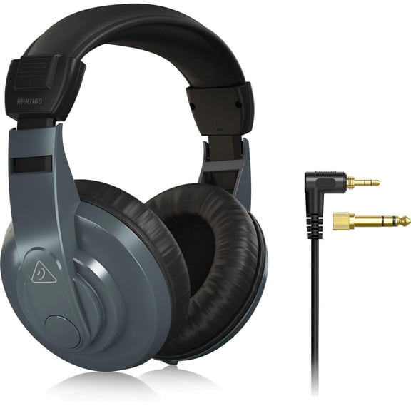 Behringer HPM1100 Closed-Back Multi-Purpose Stereo Headphones, Gray