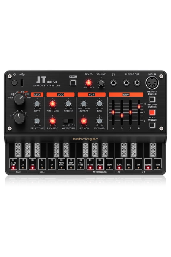 JT MINI 3-Voice Analog Polyphonic Synthesizer