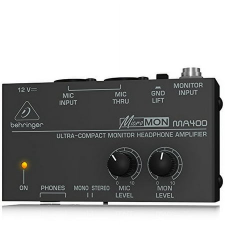 Behringer - MA400 - MICROMON Compact Personal Monitor Mixer Headphone Amplifier