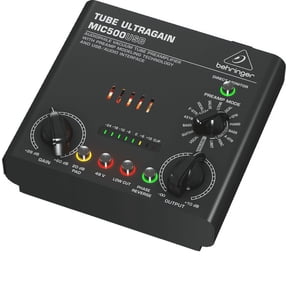 Behringer MIC500USB Ultragain Vacuum Tube Preamplifier & USB/Audio Interface