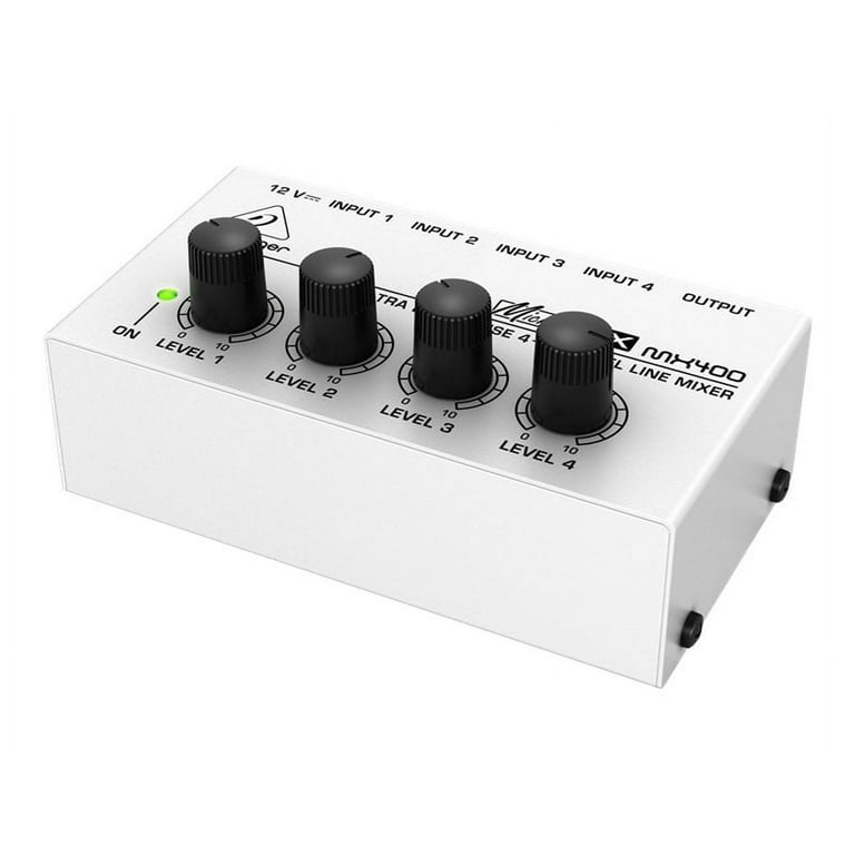 Behringer Ultra Low-Noise 4-Channel Line Mixer - Walmart.com