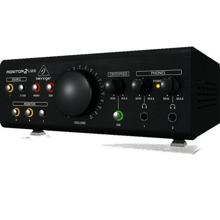 Behringer MONITOR2USB Speaker & Headphone Monitoring Controller w/ USB Audio Interface