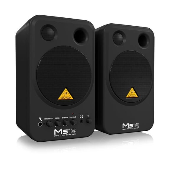 Behringer MS16 High-Performance, Active 16-Watt Personal Monitor System