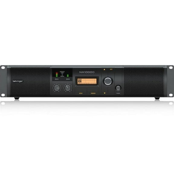 Behringer NX1000D 2-Channel 1000W Class-D Power Amplifier with DSP Control and Impedance Compensation