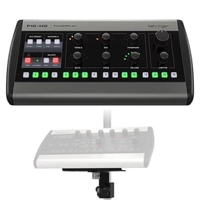 Behringer P16-HQ POWERPLAY 16-Channel Personal Monitoring Mixer with Mounting Bracket