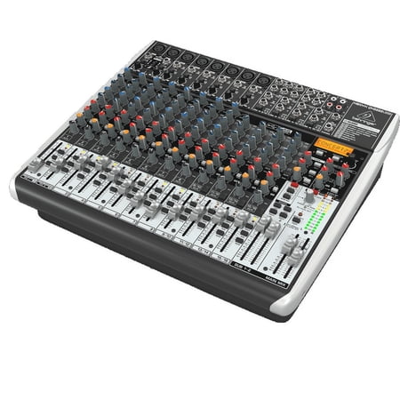 Behringer QX2222USB 22-Input 2/2-Bus Mixer w/ XENYX Mic Preamps & Compressors