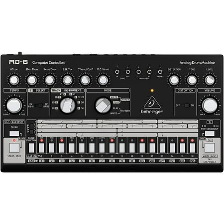 Behringer RD-6-BK Analog Drum Machine - Black