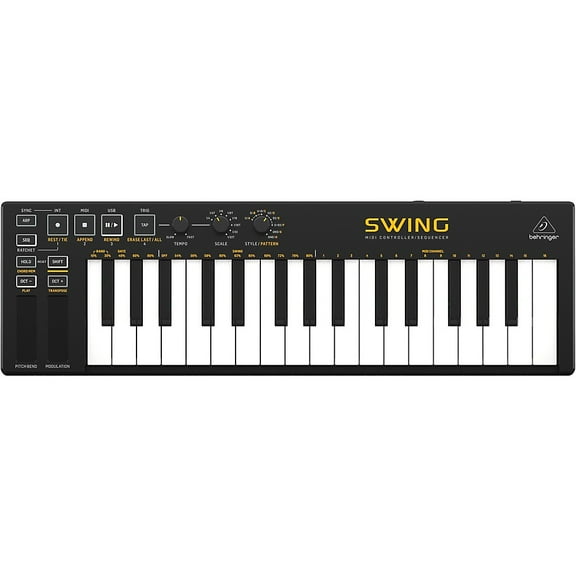 Behringer SWING 32-Key USB MIDI Controller Keyboard with 64-Step Sequencer