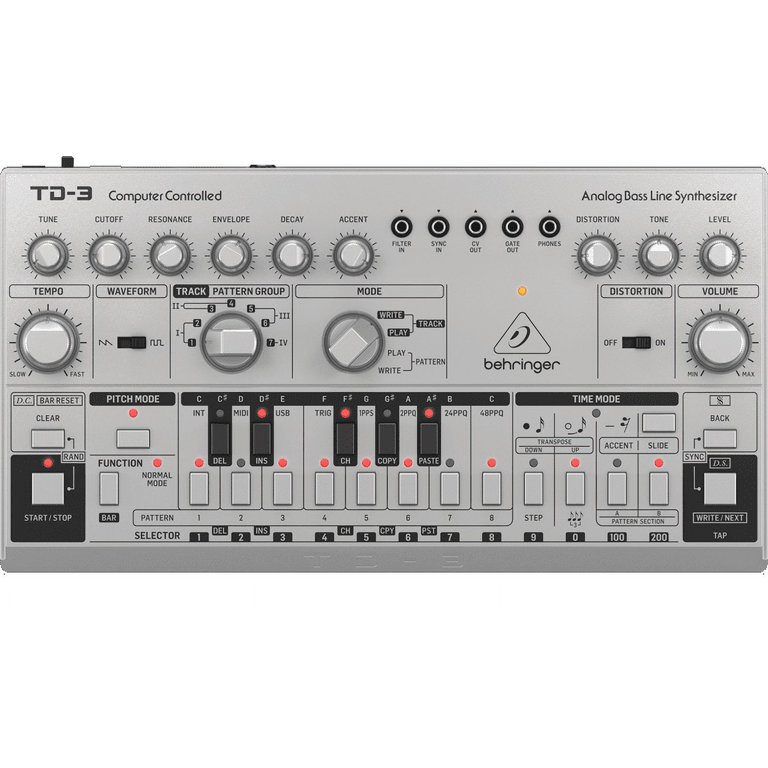 Behringer TD-3 Analog Bass Line Synthesizer with Sequencer and