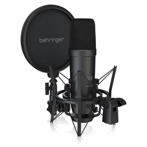 Behringer TM1 Dark Edition Complete Microphone Recording Package, Black