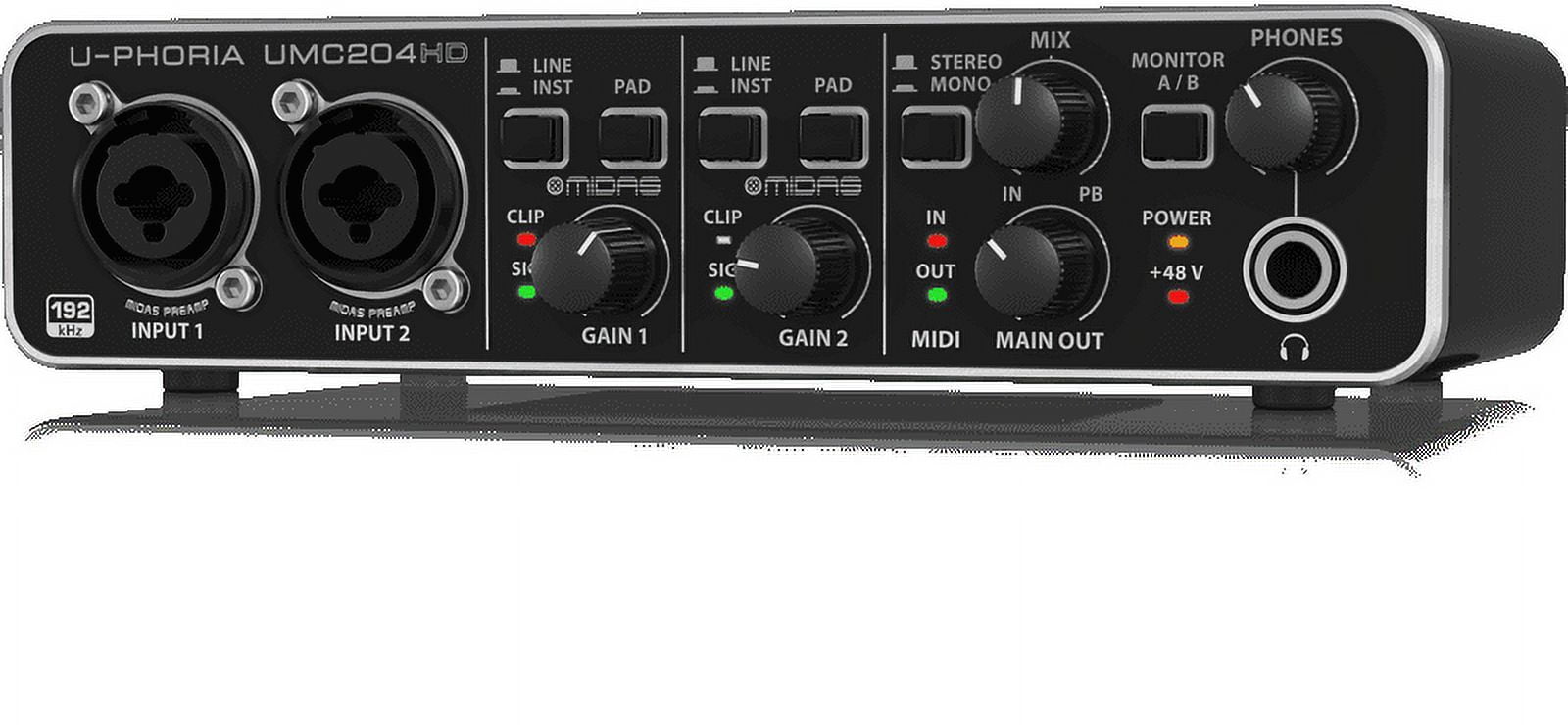 DTM・DAW UMC204HD Behringer UMC204HD Audiophile 2x4 USB Audio Interface w/ Mic