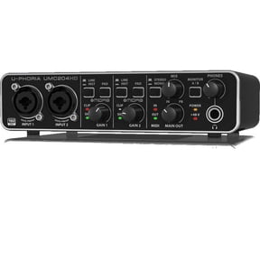 Behringer UMC204HD Audiophile 2x4 USB Audio Interface w/ Mic Preamplifiers