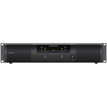 Behringer Ultra-Lightweight 6000-Watt Class-D Power Amplifier with SmartSense Loudspeaker Impedance Compensation