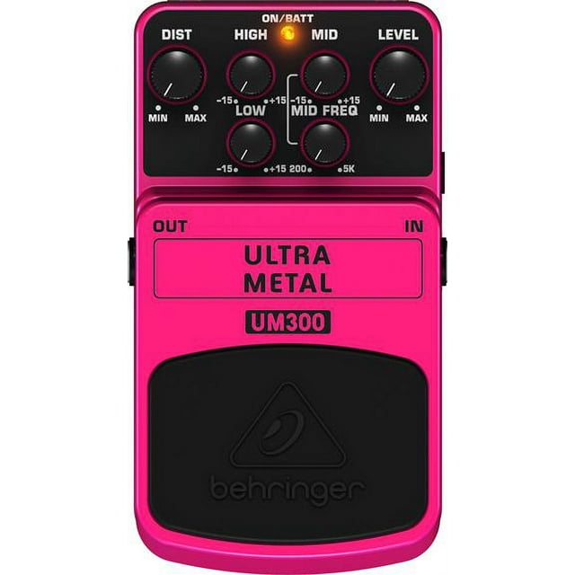 Behringer Ultra Metal UM300 Heavy Metal Distortion Effects Pedal ...
