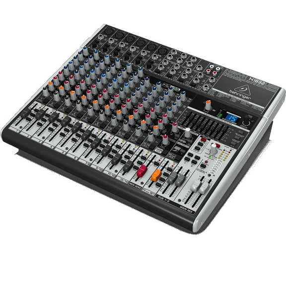 Behringer X1832USB 18-Input 3/2-Bus Mixer USB Audio Interface w/ XENYX Mic Preamps, Compressors, British EQs, 24-Bit Multi-FX Processor