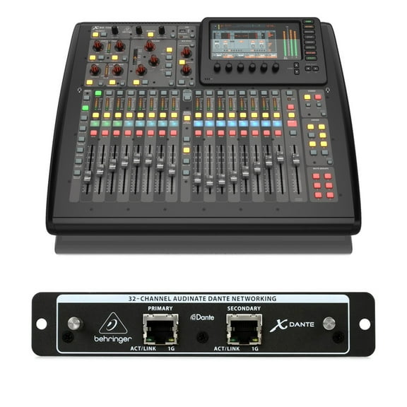 Behringer X32 Compact 32-Channel 25-Bus Digital Mixing Console, Bundle with High-Performance 32-Channel Expansion Card