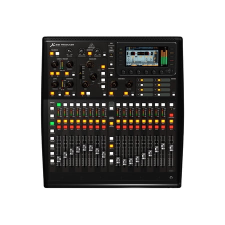 Behringer X32 Producer 40-Input, 25-Bus Rack Digital Mixing Console w/16 Preamps, 17 Faders, 32-Channel Interface and iPad/iPhone Remote Control