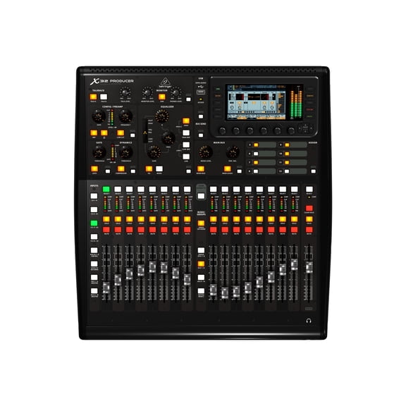 Behringer X32 Producer 40-Input, 25-Bus Rack Digital Mixing Console w/16 Preamps, 17 Faders, 32-Channel Interface and iPad/iPhone Remote Control
