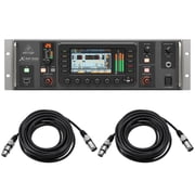 Behringer X32 Rack 40-Input 25-Bus Digital Rack Mixer, w/2x 25' XLR Cable