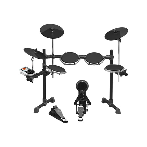 Behringer XD80USB High-Performance 8-Piece Electronic Drum Set w/175 Sounds, 15 Drum Sets, LCD Display and USB/MIDI