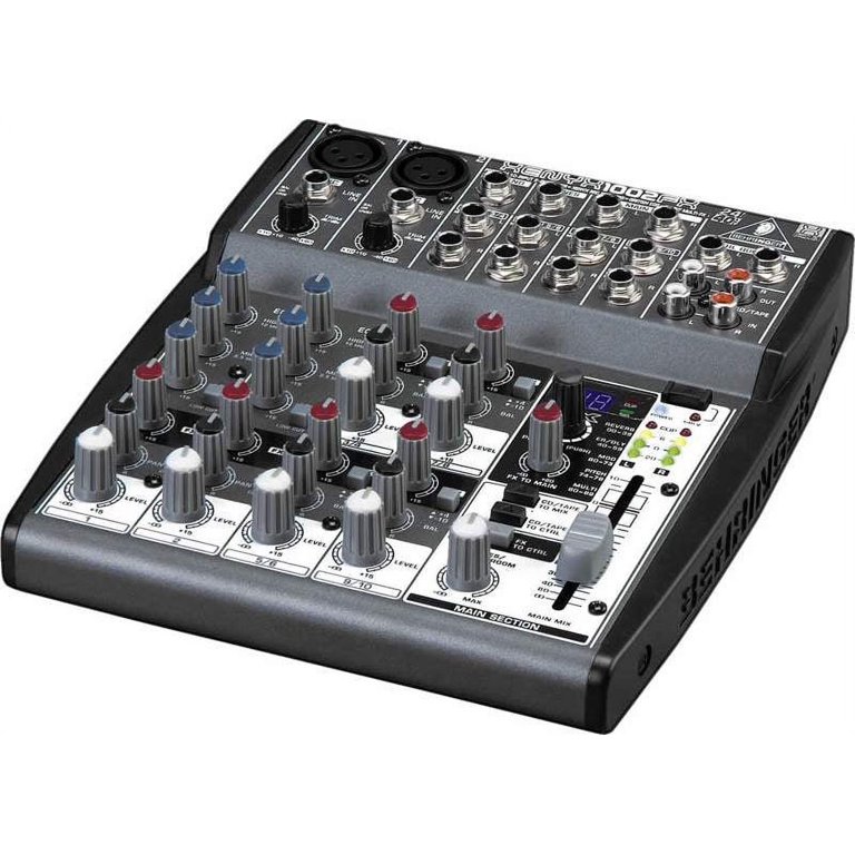 Behringer XENYEX1002FX 10 Input 2 Bus Mixer Eq 24 Fx - Walmart.com
