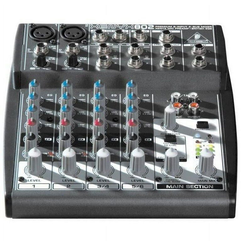 美品　Behringer アナログミキサー 8チャンネル XENYX 802 802 XENYX - 製品一覧 - ベリンガー公式ホームページ
