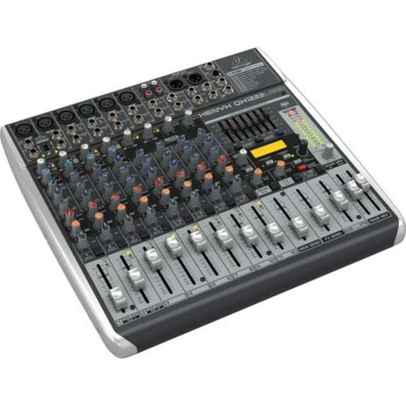 Behringer XENYX QX1222USB Premium Analog 16-Input Mixer with Multi-FX and USB/Audio Interface (Wireless Ready)