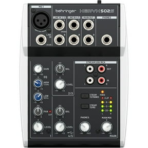 XENYX 502S 5-Channel Analog Mixer With USB
