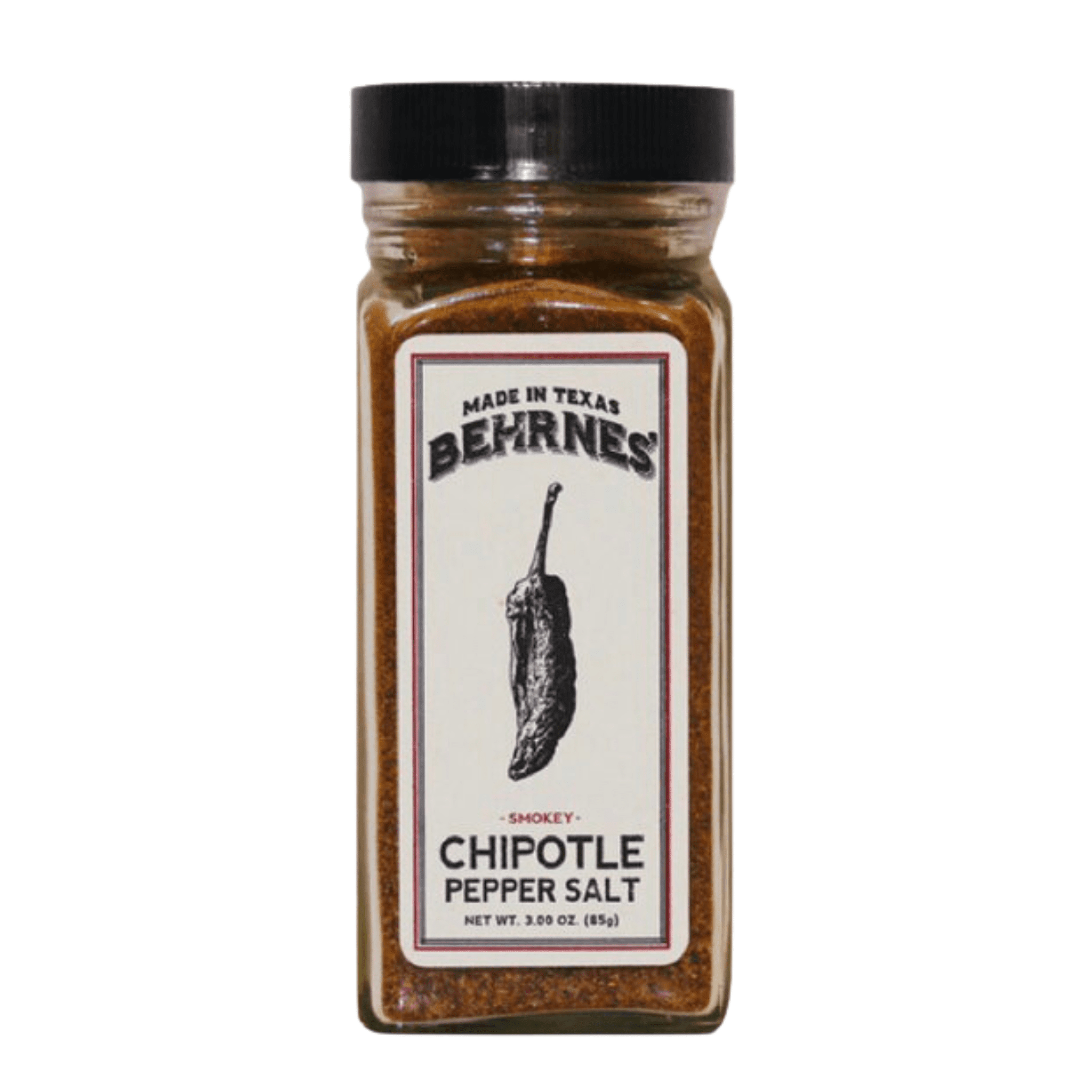 Behrnes Smokey and Spicy Chipotle Pepper Salt, 3oz