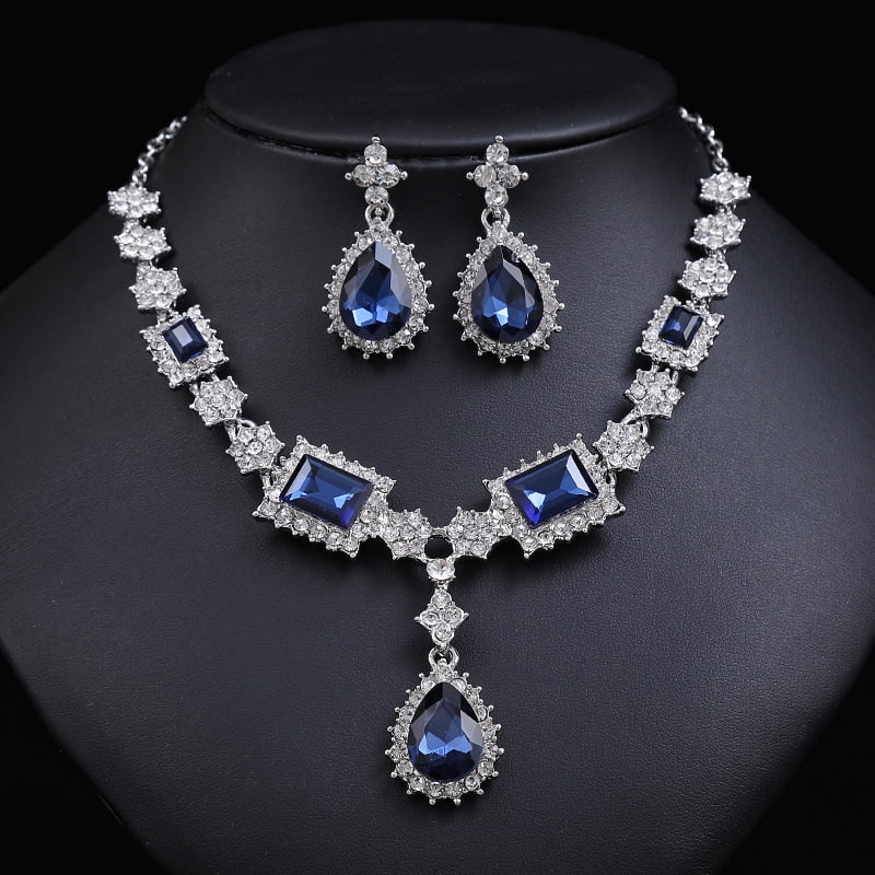 Artificial diamond jewellery set deals