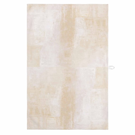 Beige 1 Pack Kitchen Towel, Water Absorbent Dish Towel, Retro Oil Painting Modern Abstract Art Aesthetics Decorative Hand Towels - Quick Drying Cloth for Cooking Baking, 18x28 Inch