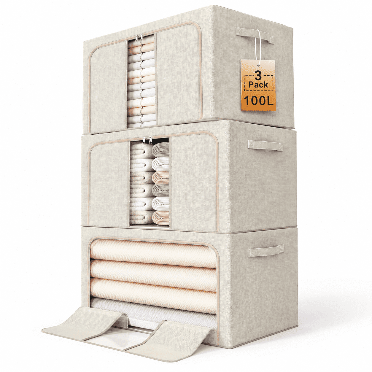Beige 100L(23.6''X16.5