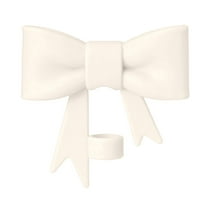 Beige 10Pcs Silicone Bow Straw Covers For 10Mm Straws Decorative Drink Caps Spill Proof Dishwasher Safe Party Travel Home Use 0.1 Lb