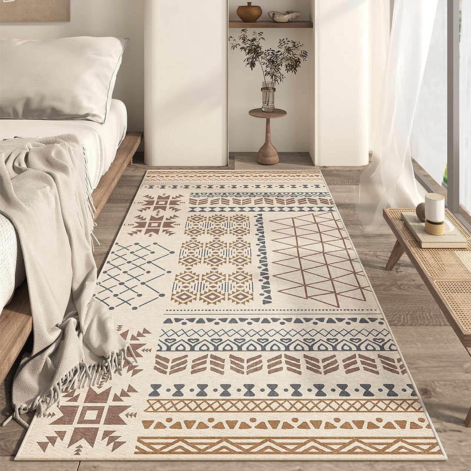 Beige-20x48-inches-Bedside-Rug