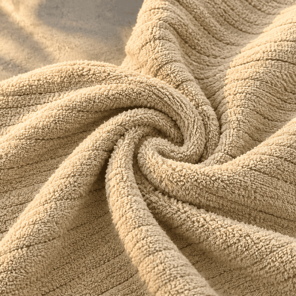 Beige 4 Pieces Towel Set Extra Large 35x70in Ultra Softfiber Bath ...