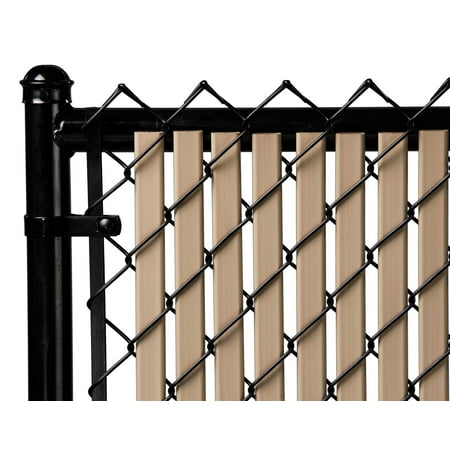 Beige 5ft Tube Slat for Chain Link Fence