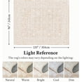 thumbnail image 1 of Beige 8x10 Area Rugs for Living Room, Floral Vintage Washable Rug for Bedroom, Distressed Neutral Non Slip Soft Print Floor Carpet for Dining Room Nursery Home Office, 1 of 7