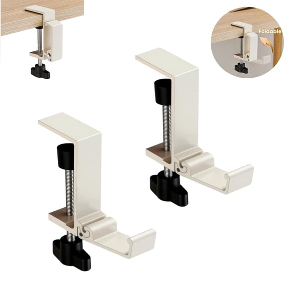 Beige Adjustable Hanger,2pcs Fireplace Stocking and Garland Hanger,QZS Christmas Stocking Holders for Kitchens,Bedrooms,Pantries