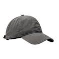 thumbnail image 1 of Beige Adjustable Size Vintage Buckle Cotton Retro Classic Solid Color Back Snapback Baseball Cap for Men & Women One Size, 1 of 2