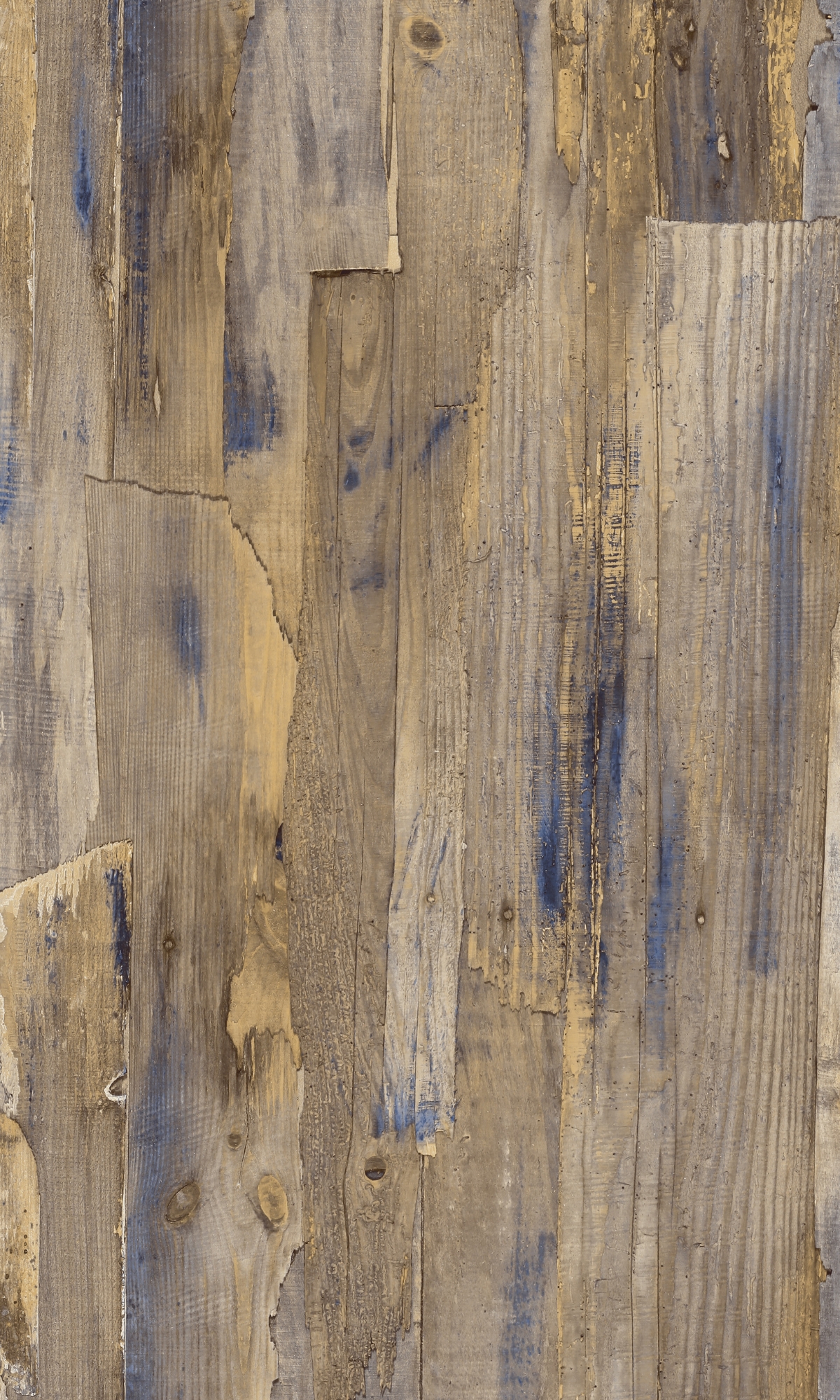 Chesapeake Rehoboth Grey Distressed Wood Wallpaper