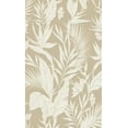 thumbnail image 1 of Beige All-Over Branches & Leaves Tropical Print Non-Woven Non-Pasted Textured Wallpaper 57 Sq. Ft., 1 of 3