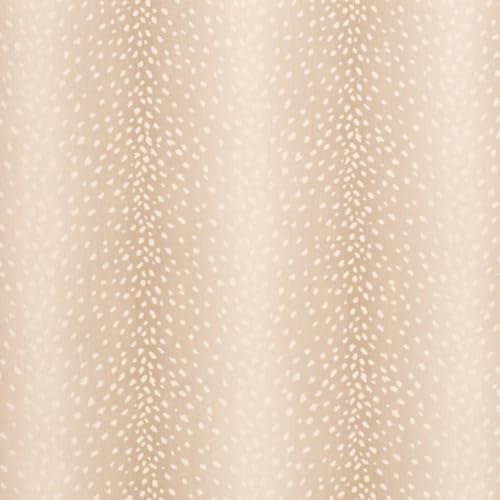 Beige Animal Print Linen Blend Upholstery Fabric by The Yard - SKU: Whisper Fawn$$Art & Craft